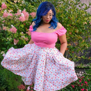 LudoCherry Circle Skirt - UK Stock