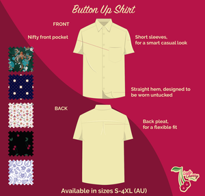 LudoCherry Button Up Shirt - UK Stock